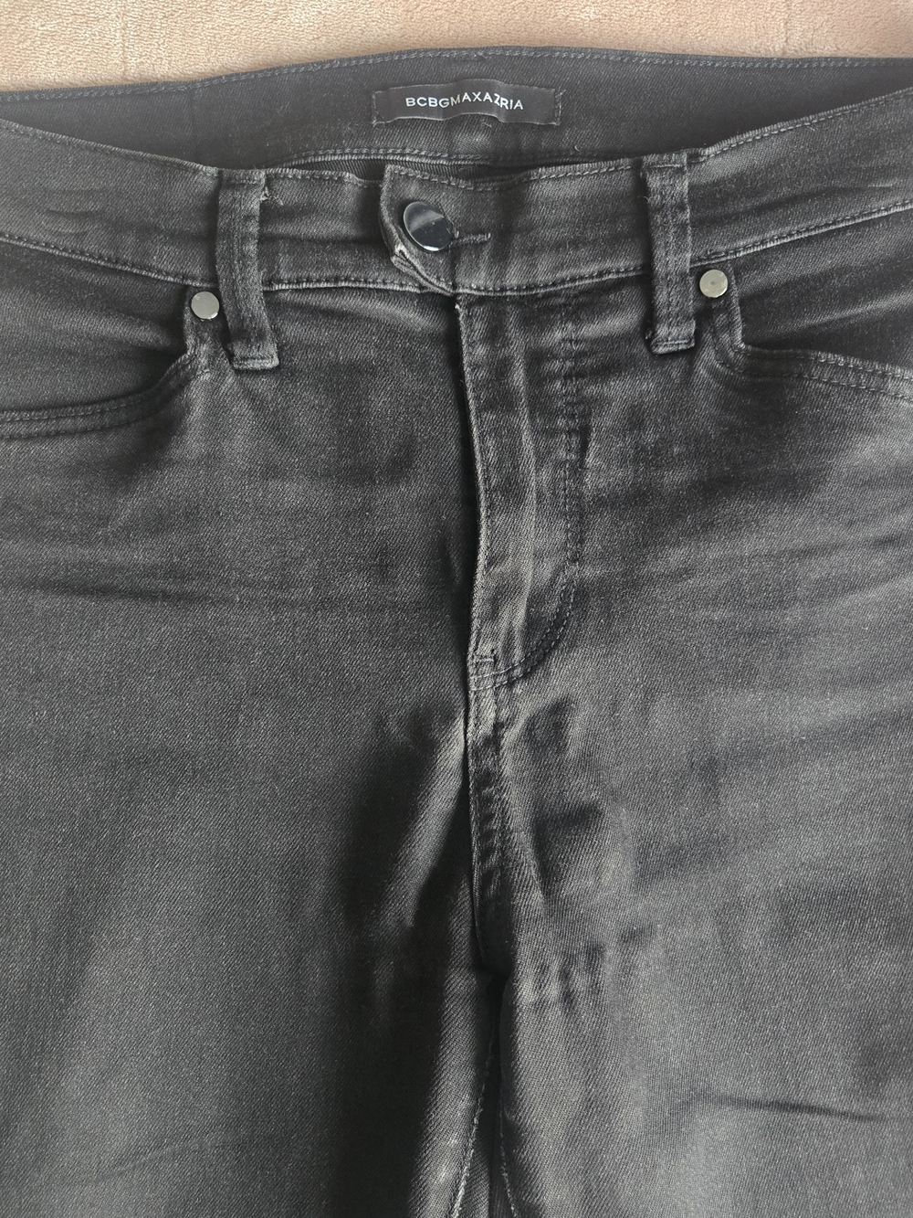 BCBGMAXAZRIA Black Skinny Jeans